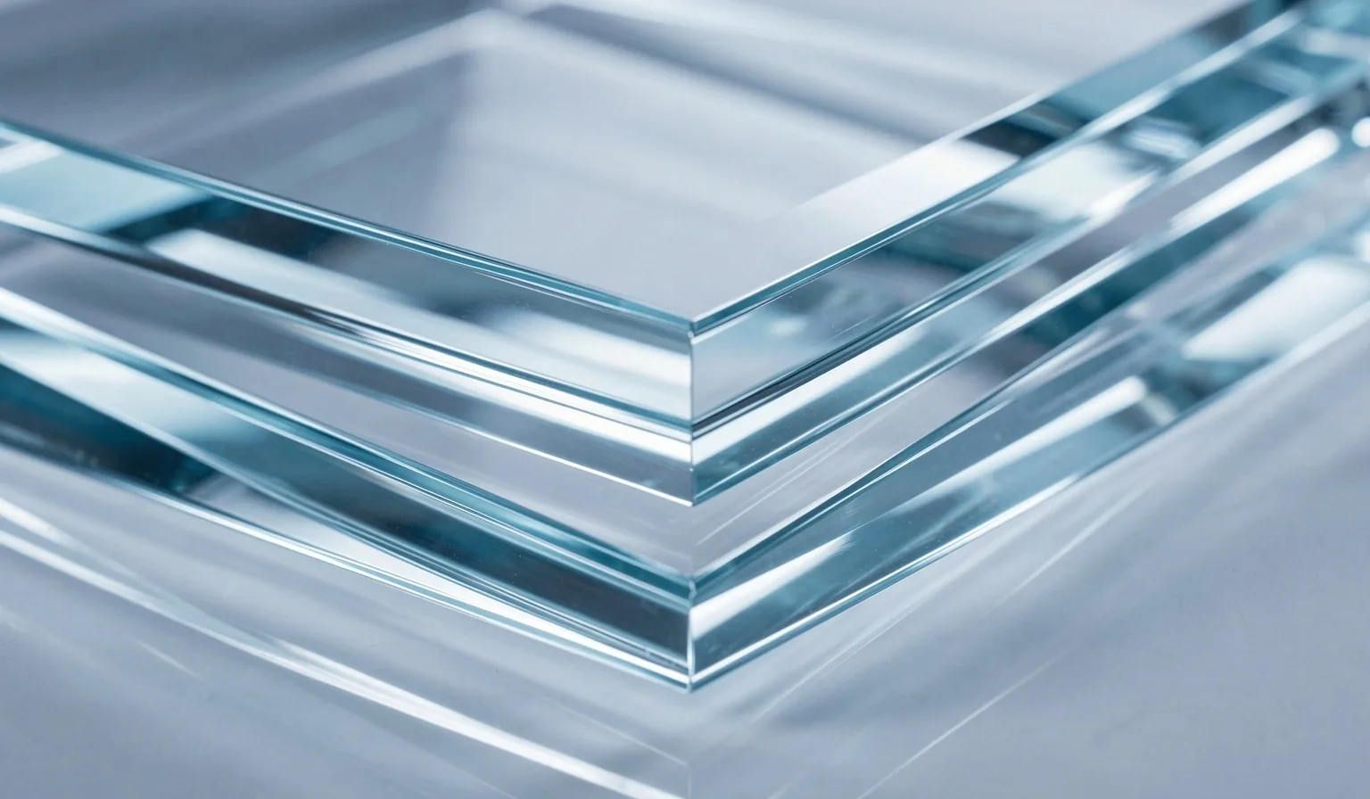 Estructura de cristal refractando luz